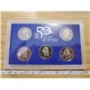 Image 2 : U.S. 20002S State Quarters 5-piece Proof set including Tennessee, Ohio, Louisiana, Indiana and Missi