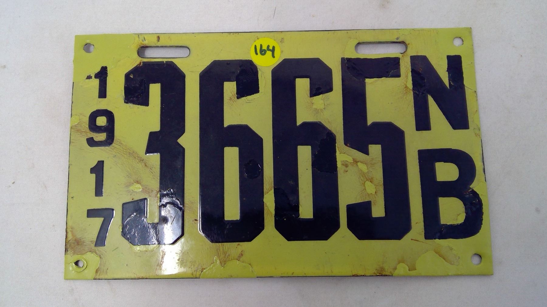 1917 NEW BRUNSWICK LICENSE PLATE
