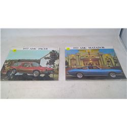 1977 AMC PACER AND 1977 AMC METADOR BOOKLET