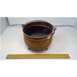 COPPER KETTLE/CAULDRON - 6" X 8"
