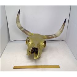 LONGHORN CATTLE SKULL - 18" X 21"