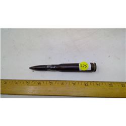 50 CALIBRE CARTRIDGE AND BULLET - EMPTY CARTRIDGE (FOUND IN SOUTH KOREA)