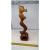 Image 3 : SEA-MONSTER/DRAGON HEADED MERMAID WOOD CARVING
