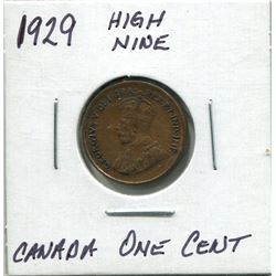 1929 GEORGE HIGH 9 ONE CENT