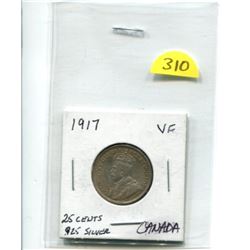 1917 GEORGE 25 CENTS