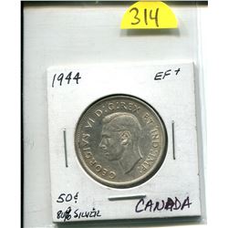 1944 GEORGE VI 50 CENTS