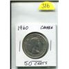 Image 1 : 1960 ELIZABETH 50 CENTS
