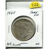 Image 1 : 1925 USA PEACE SILVER DOLLAR