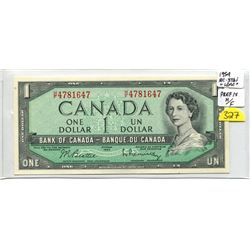 1954 DOLLAR- PREFIX H/F