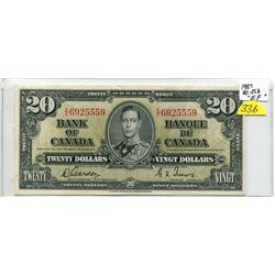 1937  20 DOLLAR NOTE