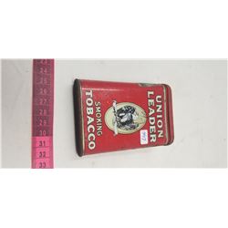 Union Leader pocket size tobacco tin