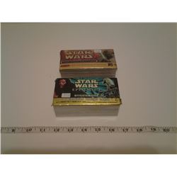 2 SET OF STAR WARS CARDS