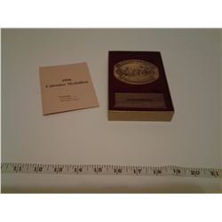 1996 JOHN DEERE CALENDAR MEDALLION
