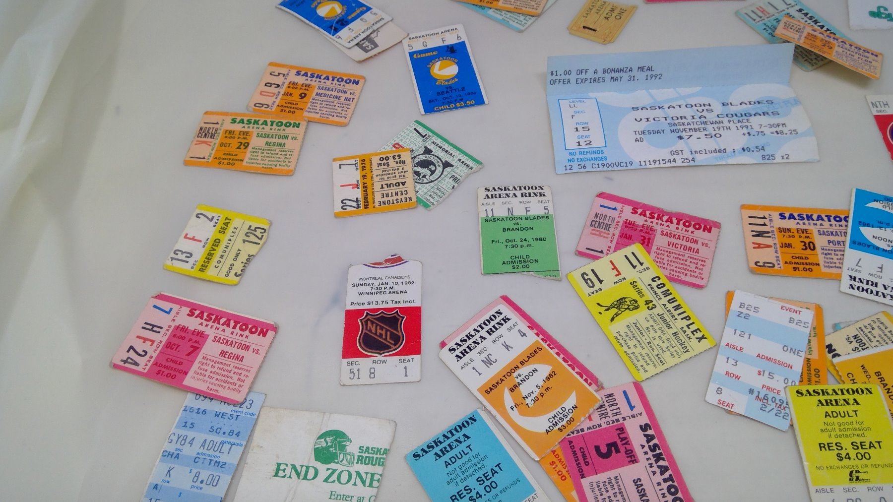 TICKET STUBS