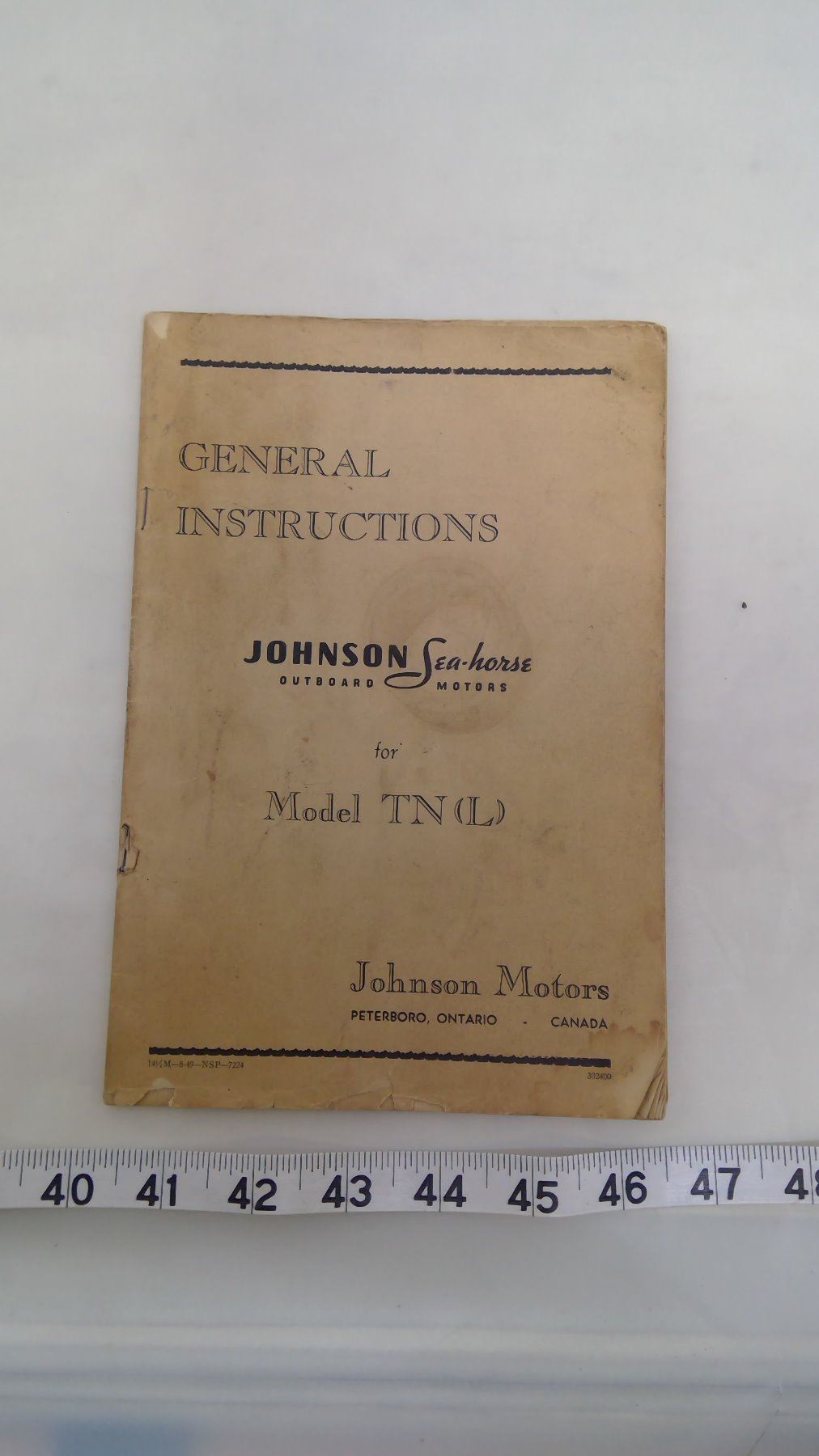 Johnson Seahorse 115 V4 Manual