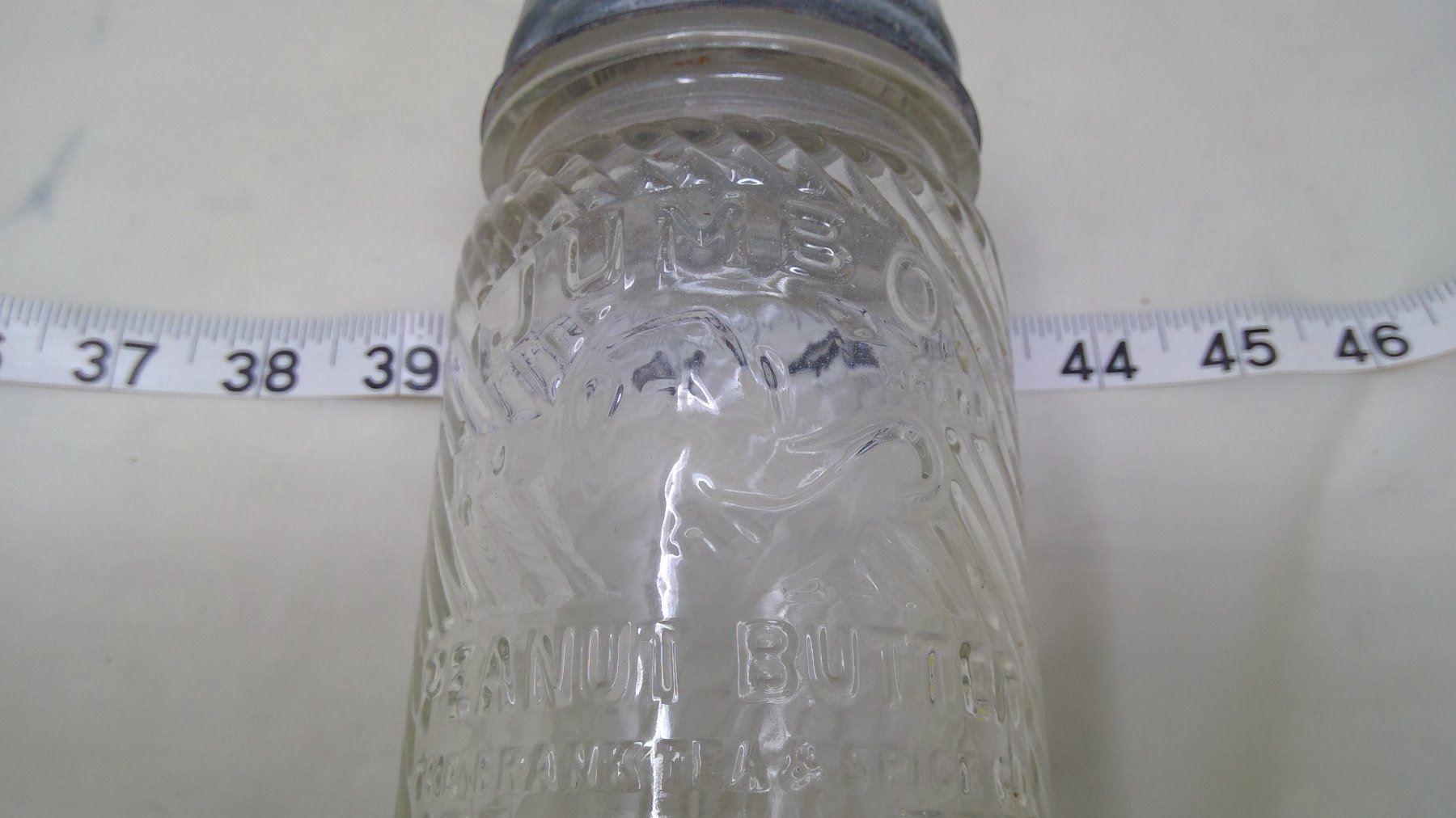 JUMBO ELEPHANT PEANUT BUTTER JAR