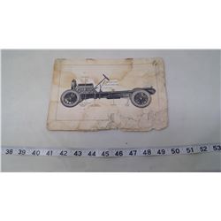 1924 BUICK MANUAL (POOR CONDITION)