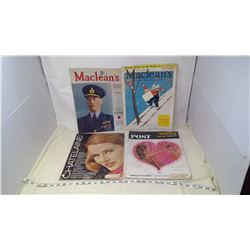 MACLEANS MAGAZINES, ETC.