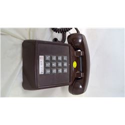 BROWN DESK PHONE
