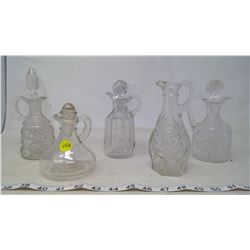5- VINTAGE CRUET SETS