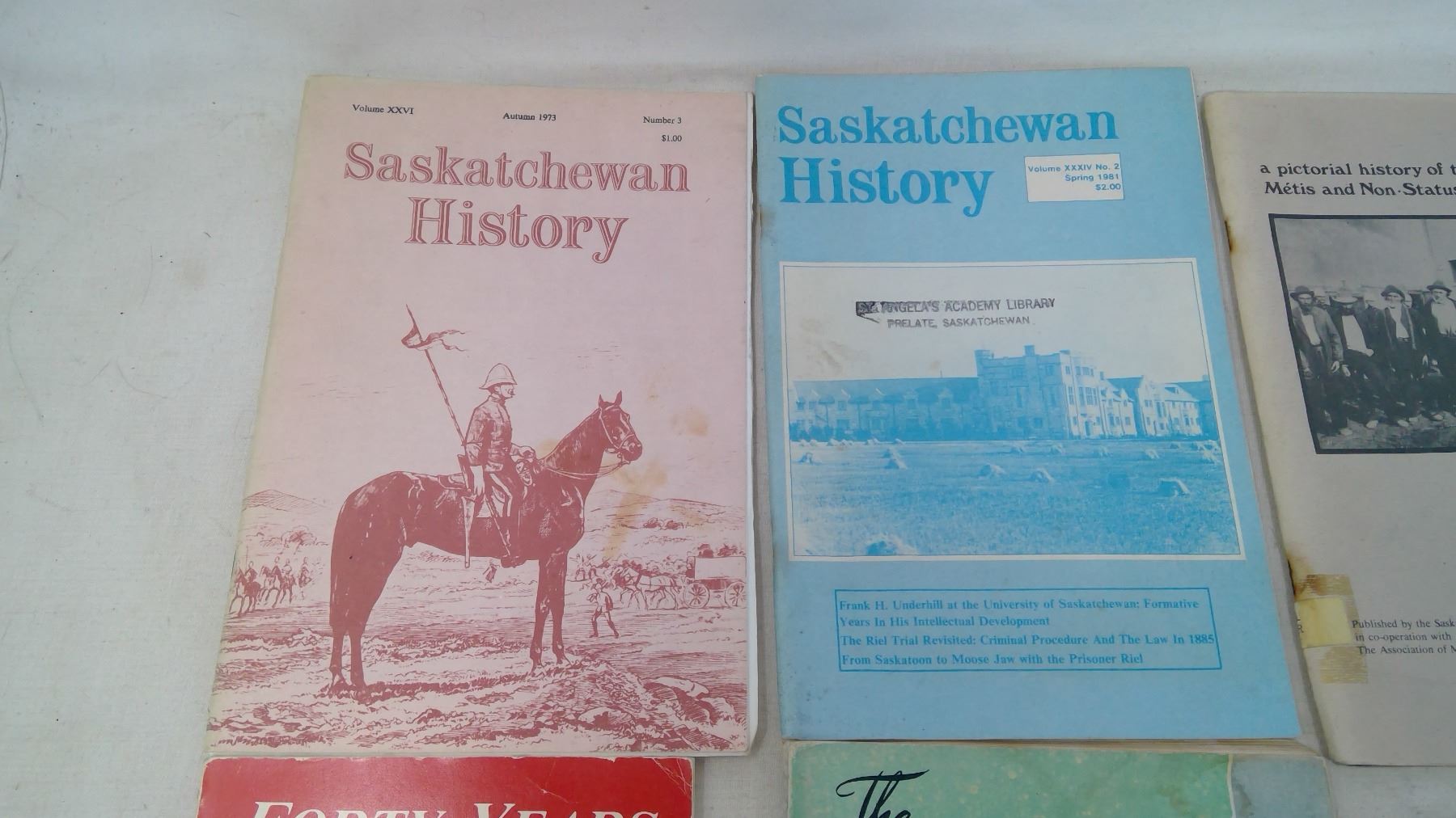 EARLY SASKATCHEWAN AND CANADIAN HISTORY BOOKS
