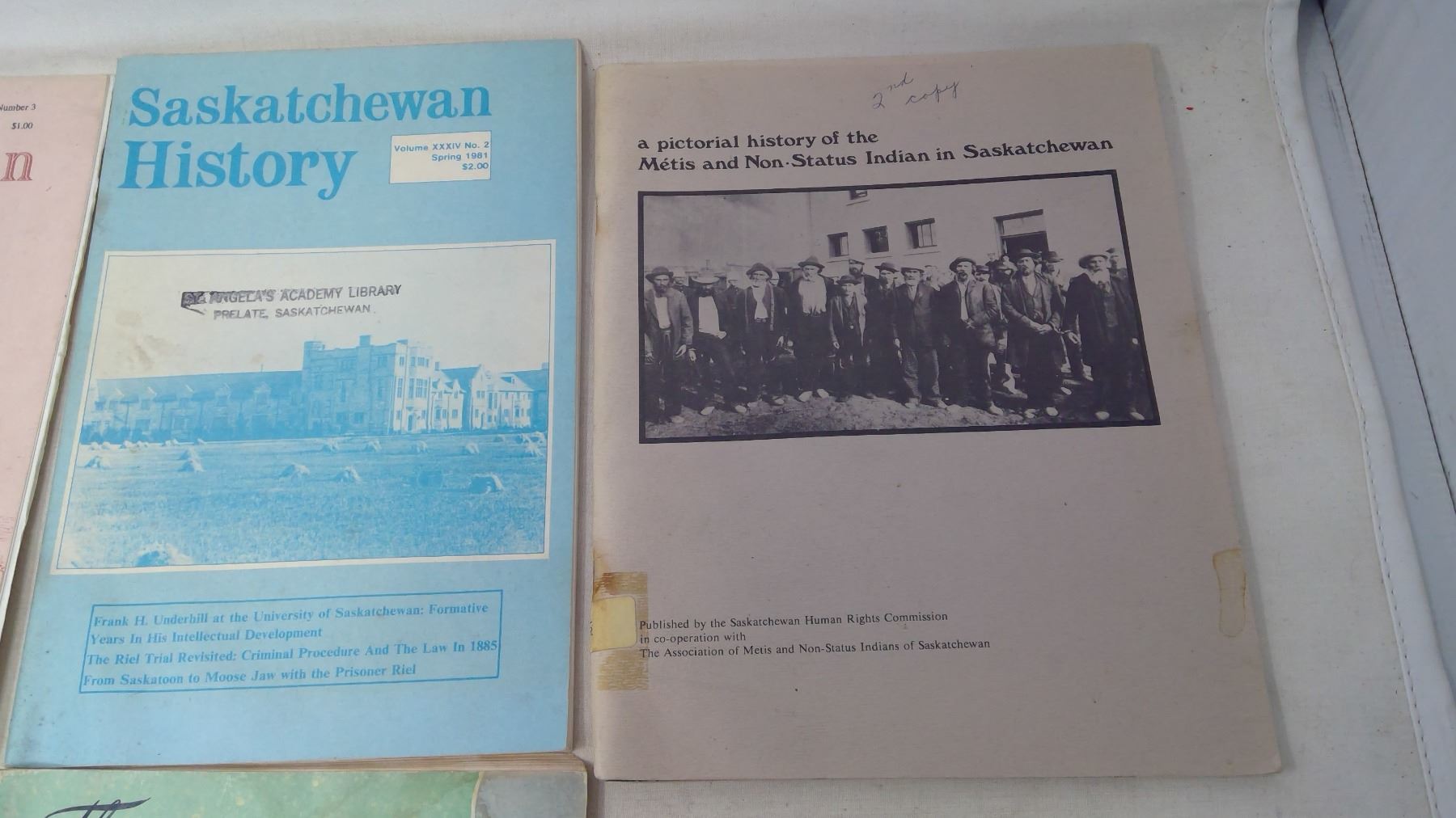 EARLY SASKATCHEWAN AND CANADIAN HISTORY BOOKS
