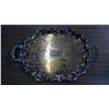 Image 1 : LARGE SILVER PLATED SERVING TRAY