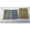 Image 1 : 3 ANTIQUE BOOKS (1917- ALEXANDRA READERS, 1915- COPP CLARK LITERATURE SERIES, 1912- GRADED ARITHMETI