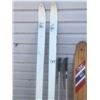 Image 3 : WATER SKIS & SNOW SKIS & POLES - CABIN DECOR