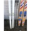Image 4 : WATER SKIS & SNOW SKIS & POLES - CABIN DECOR