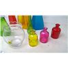 Image 2 : LOT OF ASSORTED COLOURFUL VASES