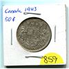 Image 1 : 1943 CANADIAN 50 CENTS