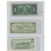 Image 2 : Sheet of Canadain. 1937,1964,1973 1 Dollar Bills