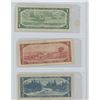 Image 2 : Sheet of Canadain Bills 54 1Dollar,54 2 Dollar,54 5Dollar