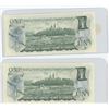 Image 2 : Pair of 1973 1Dollar Canadain bills