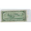 Image 2 : 1954 1 Dollar Canadain Bill
