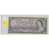 Image 1 : 1954 10Dollar Canadain Bill