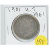 Image 1 : 1901 US. Morgan Dollar
