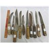 Image 1 : Lot of vintage butcher knives
