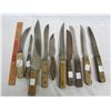 Image 2 : Lot of vintage butcher knives