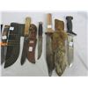 Image 3 : Lot of 5 vintage hunting knives