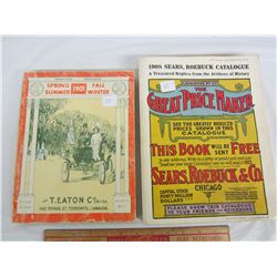 Two reproduction catalogs (Eatons & Sears)
