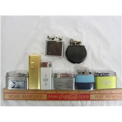Lot of 8 vintage lighters