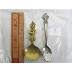 Rolex & Nabob advertising spoons