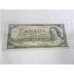 1954 devils face 20 dollar bill