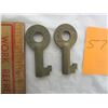 Image 1 : Two CNR Railway keys