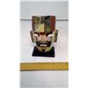 Image 1 : MASK ON STAND - MADE OF POLISHED STONE, 6" HIGH