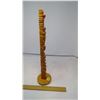 Image 3 : WOOD CARVED TOTEM POLE - 18" SPRUCEWOOD