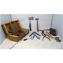 Small Ball Pine, Hatchet, Whet Stones Stitcher, etc.