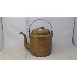 Beautiful Copper Coffee or Water Pot (repaired)